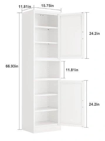 White bathroom cabinet LD124684 - photo 2