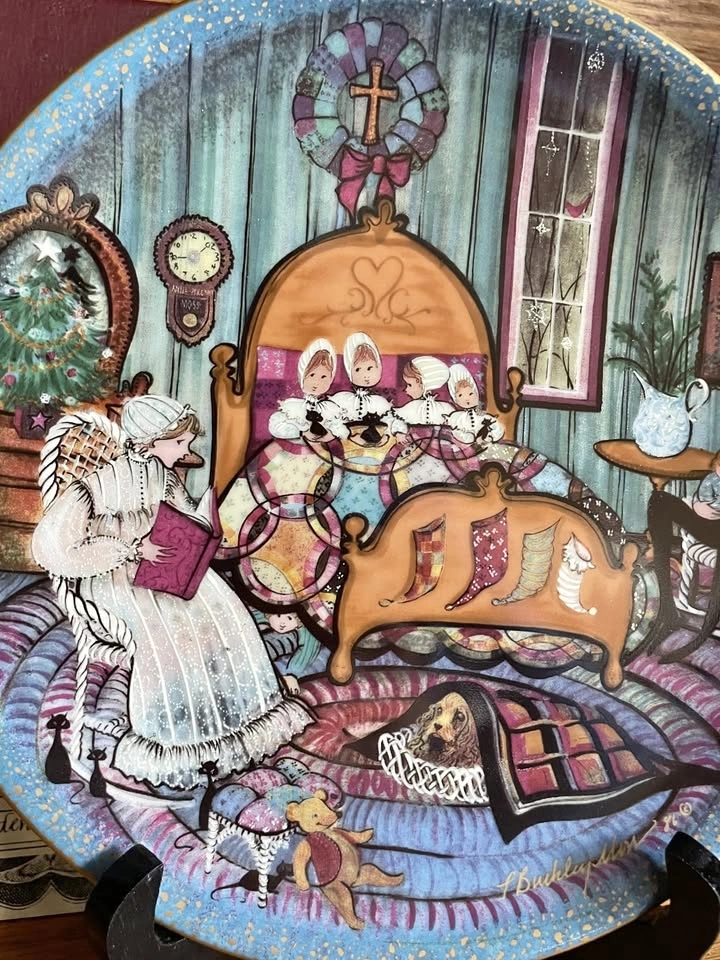Pat Buckley Moss The Night Before Christmas Plate