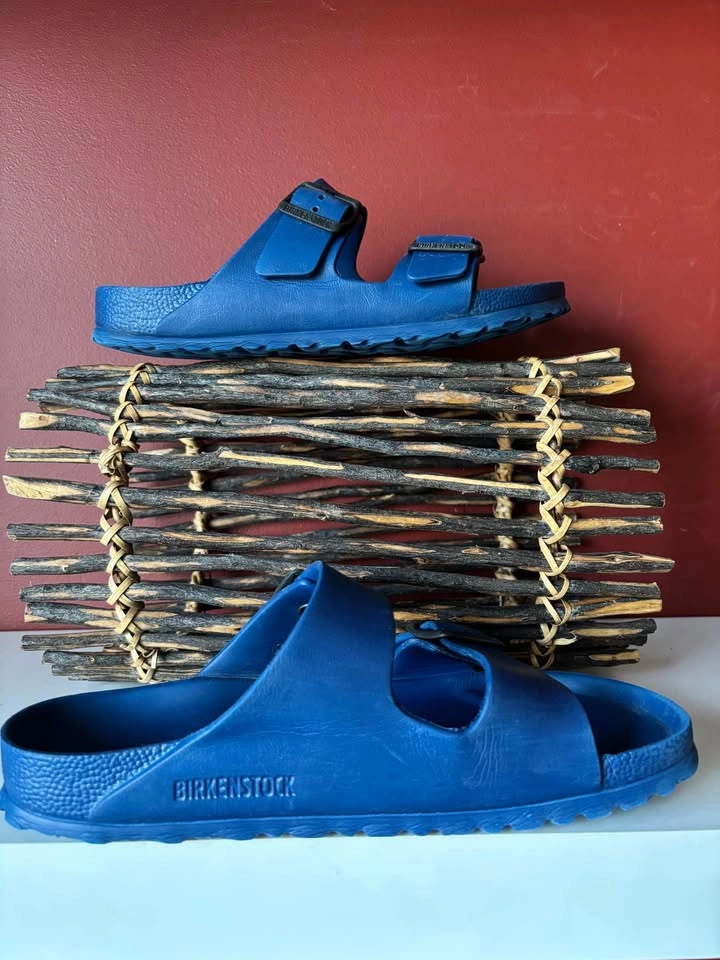 Birkenstock Arizona EVA blue slides - photo 2