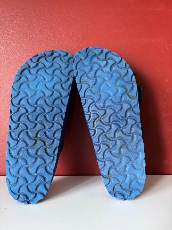 Birkenstock Arizona EVA blue slides - photo 5
