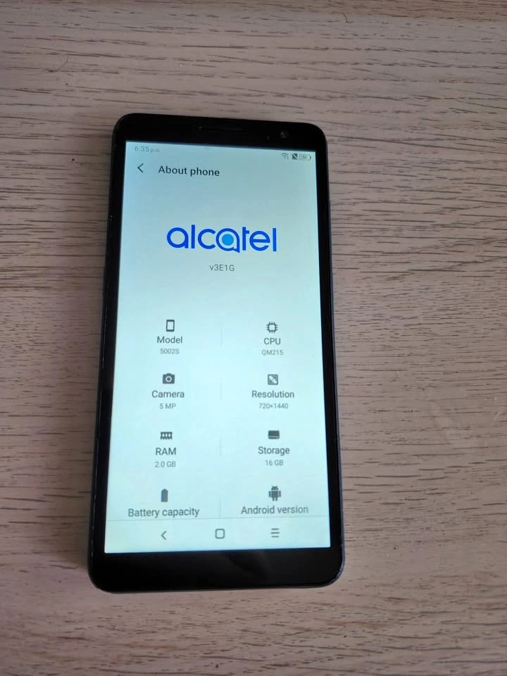 Alcatel 5002 Android 10 Smartphone