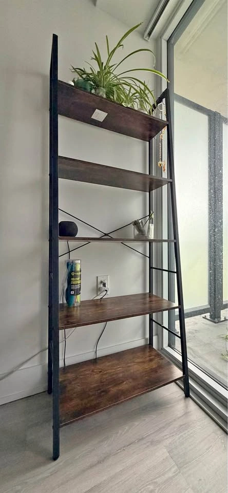 Moving out) Modern 5-tier ladder bookshelf