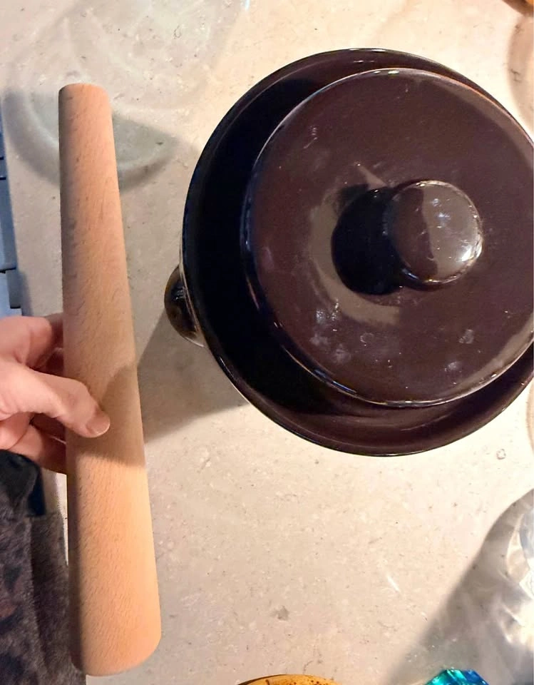 Fermentation Crock with Weights and Tamper