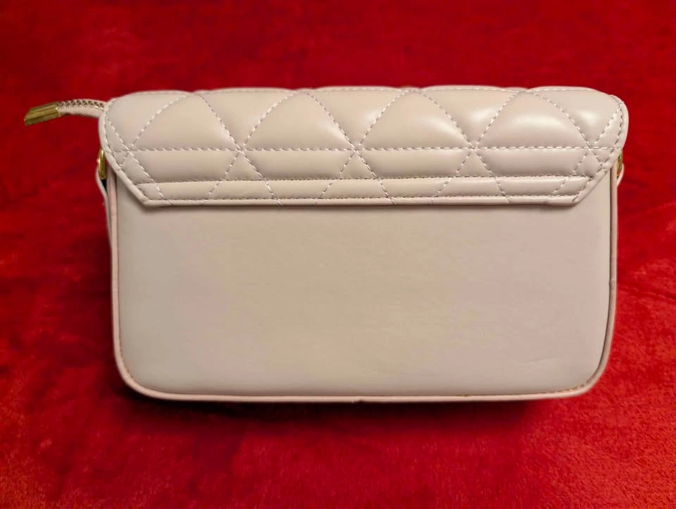 Beige Quilted Leather Wallet / Clutch - photo 2