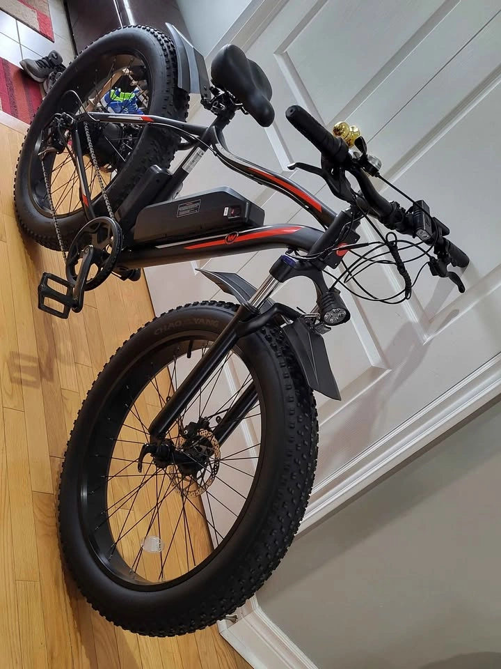 Wheelspeed 26" Electric Fat Bike - 500W, 48V, 65km Range - photo 2