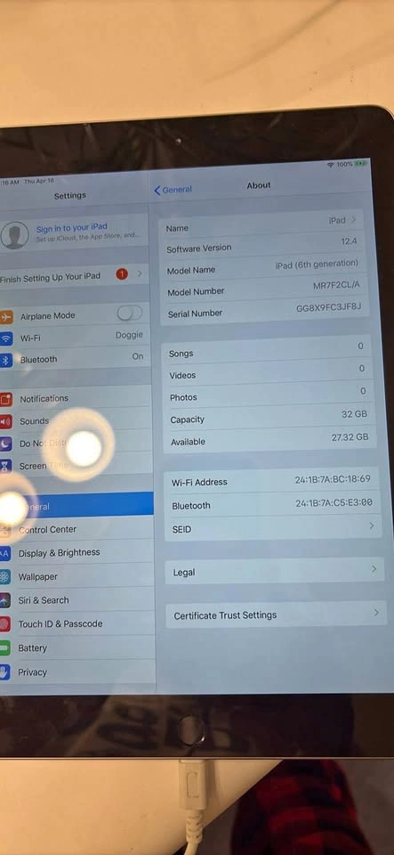 Apple iPad 6th Gen 32GB
