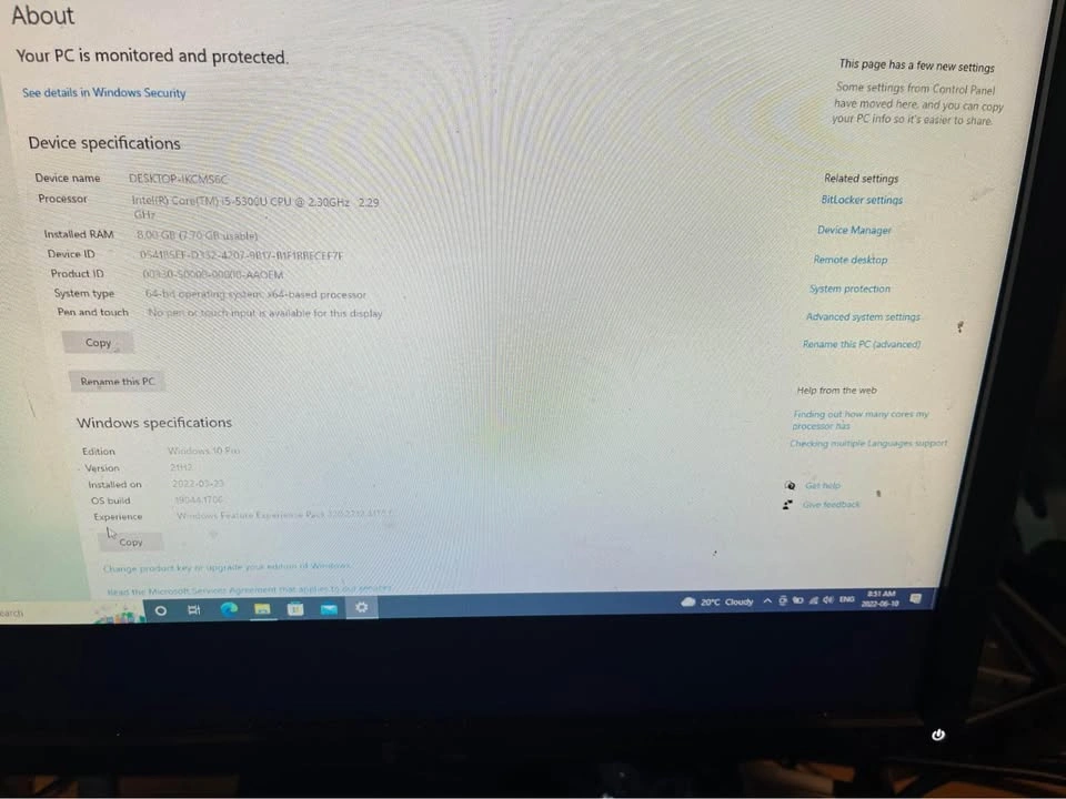 Lenovo T450S i5-5300U 8GB RAM 240GB SSD Laptop - photo 2