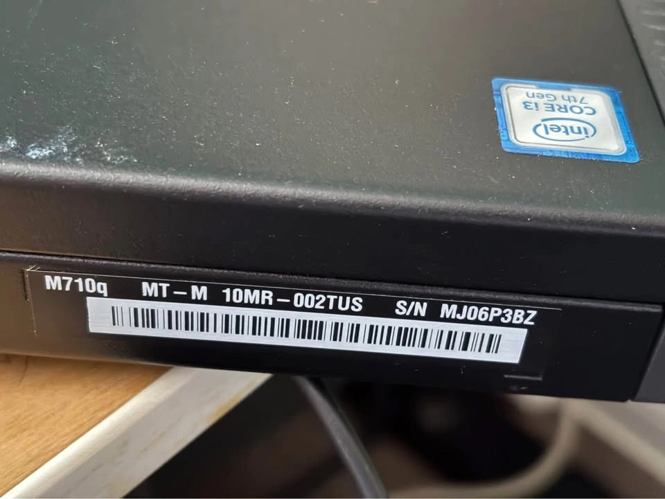 Lenovo M710q Desktop (ThinkCentre) - 8GB RAM, 256GB SSD, Win 11 - photo 5