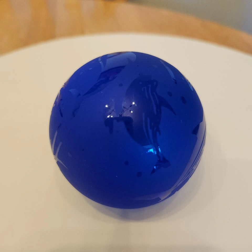 Beautiful Cobalt Blue Marine Life Paperweight - photo 4