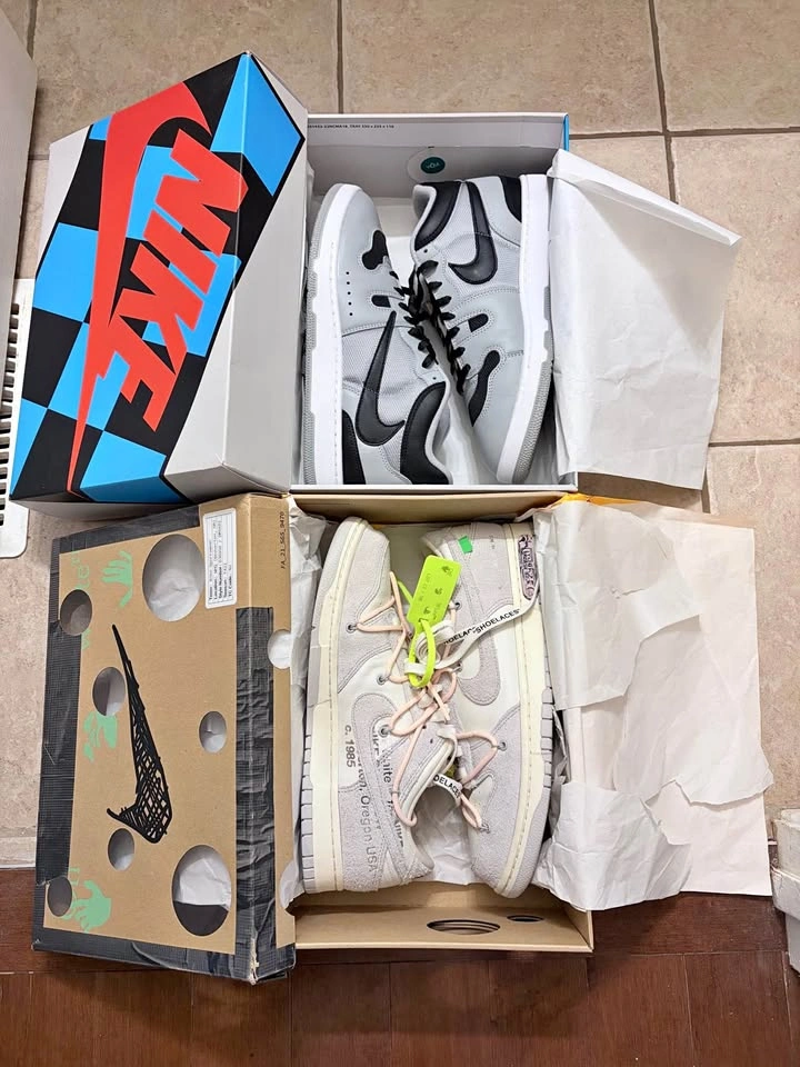 Nike Off-White Dunk Low Lot 12 & Mac Attack Travis Scott