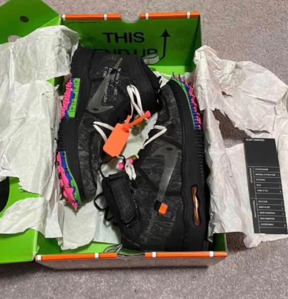 Nike Air Force 1, Off-White, Sacai Blazer - Men's Sneakers - photo 2