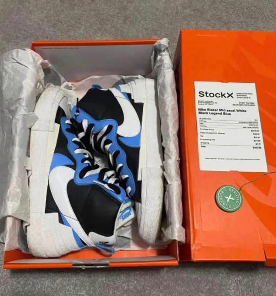 Nike Air Force 1, Off-White, Sacai Blazer - Men's Sneakers - photo 3