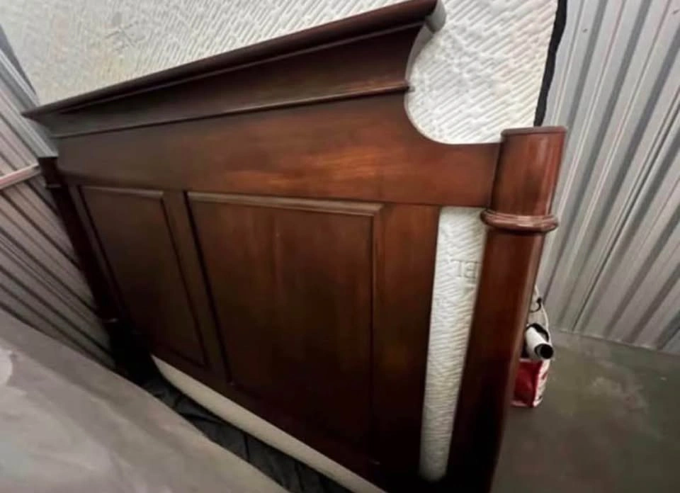 MOVING SALE - Solid Wood Queen Bed Frame - photo 2