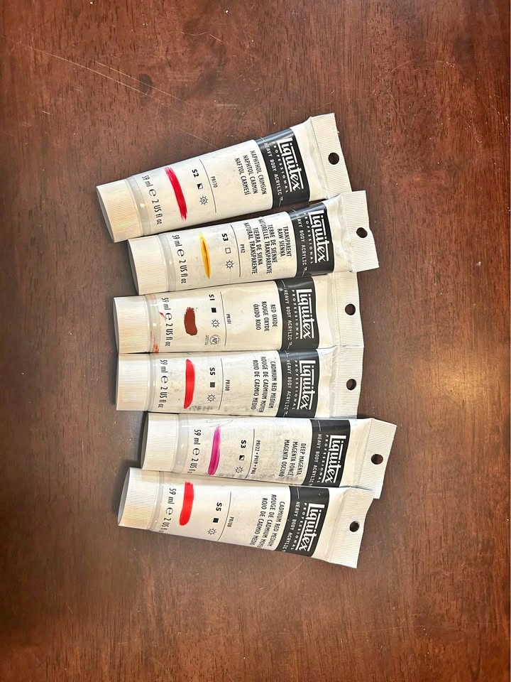 NEW Liquitex heavy body acrylic paint lot. $9 each.