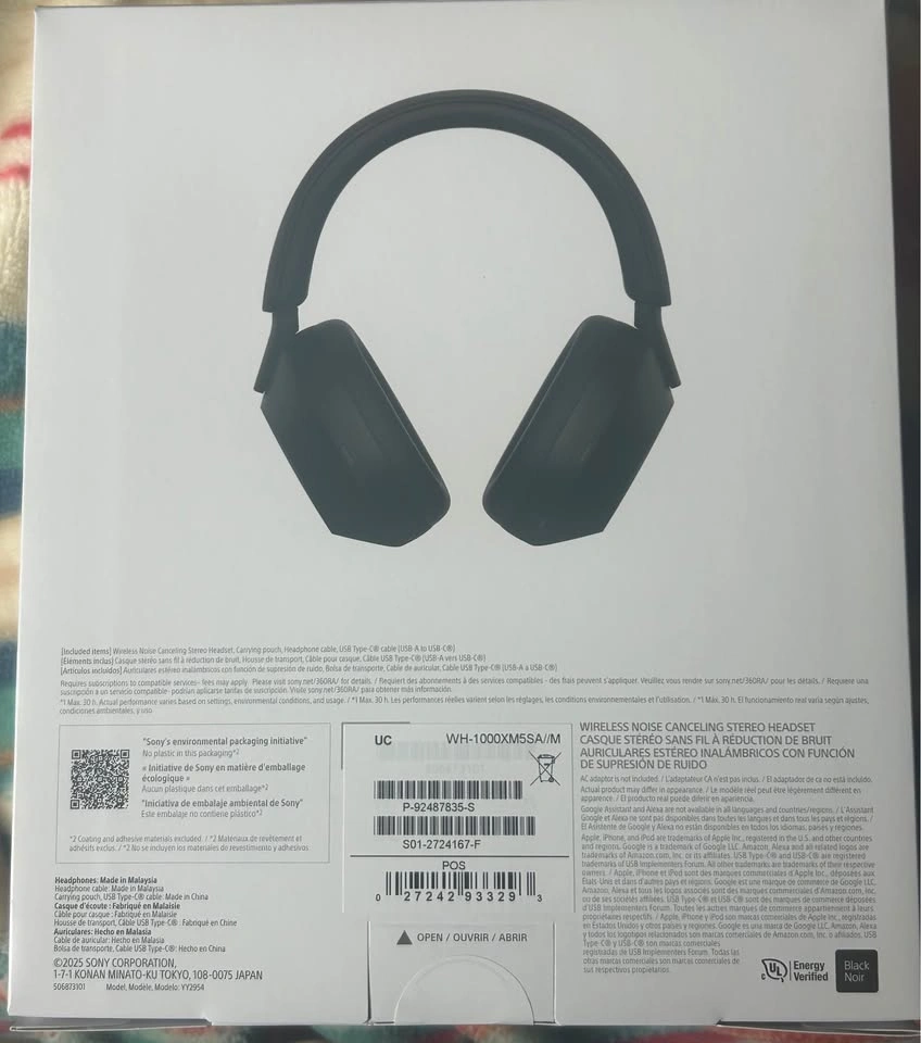 Sony WH-1000XM5SA Wireless Noise Canceling Headphones - photo 3