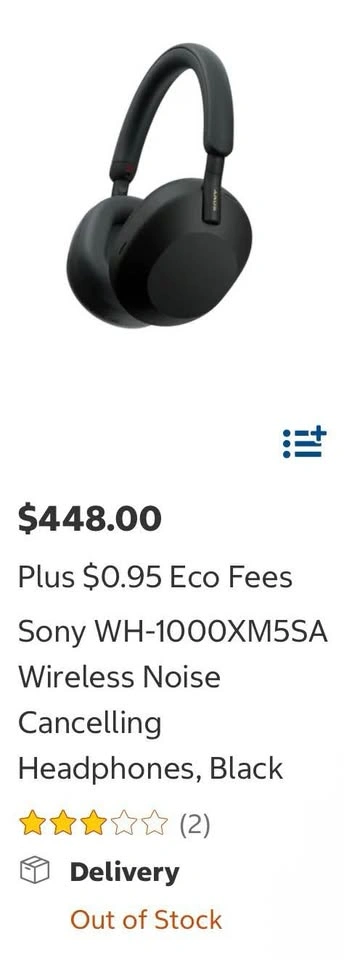 Sony WH-1000XM5SA Wireless Noise Canceling Headphones - photo 5