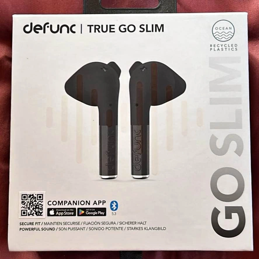 defunc TRUE GO SLIM wireless earbuds