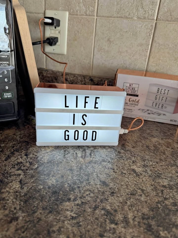 My Cinema Lightbox LED Rose Gold
