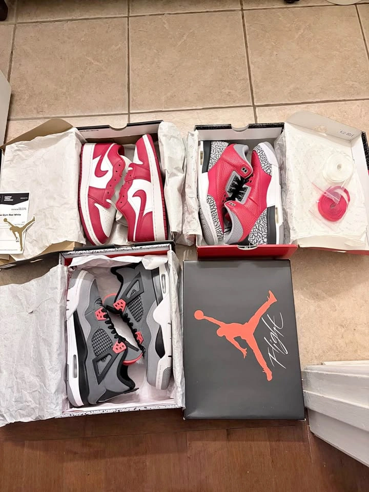 Jordan 4, 3, 1 Low & Nike Dunk Cacao - Open to Trades