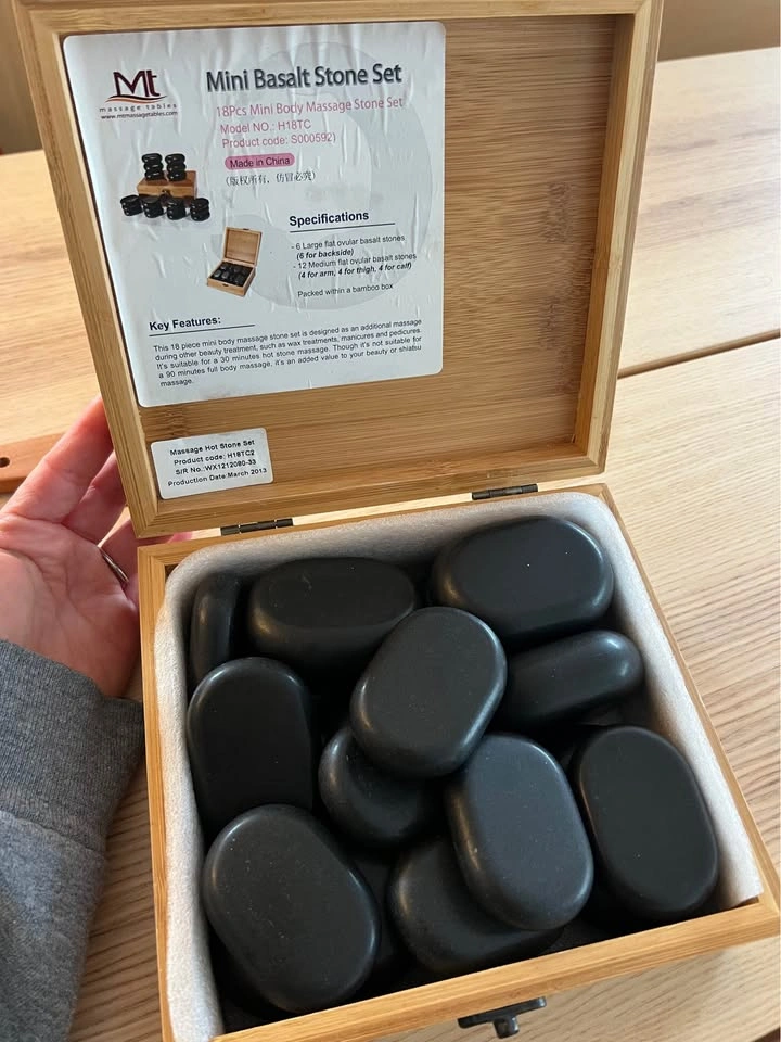 18-Piece Hot Stone Massage Set – Spa / Wellness - photo 2