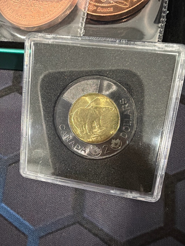 2022 Canadian Black Ring Toonie (Queen Elizabeth Tribute) Coin
