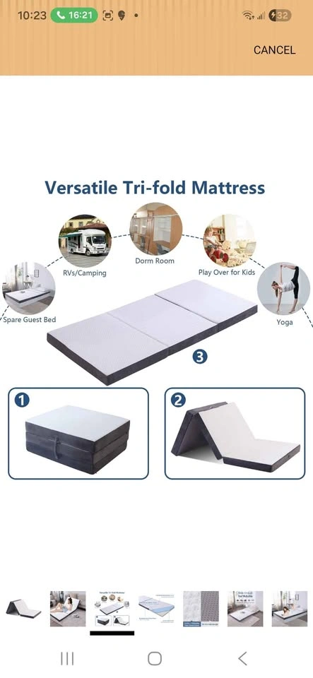 Triple fold Mattress Sale - photo 3