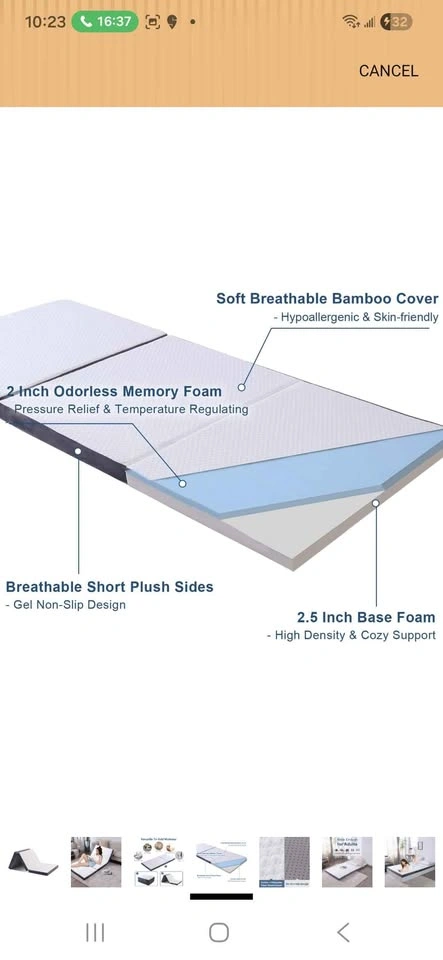Triple fold Mattress Sale - photo 4
