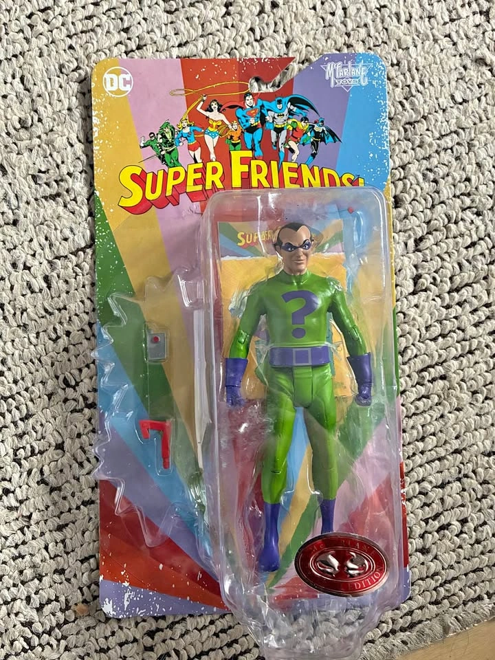 McFarlane Toys DC Retro Riddler Red Platinum Action Figure