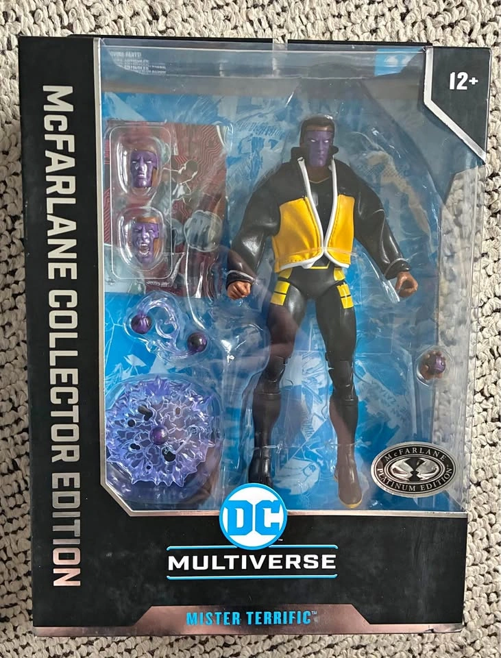 McFarlane Toys DC Mister Terrific Platinum Edition Figure