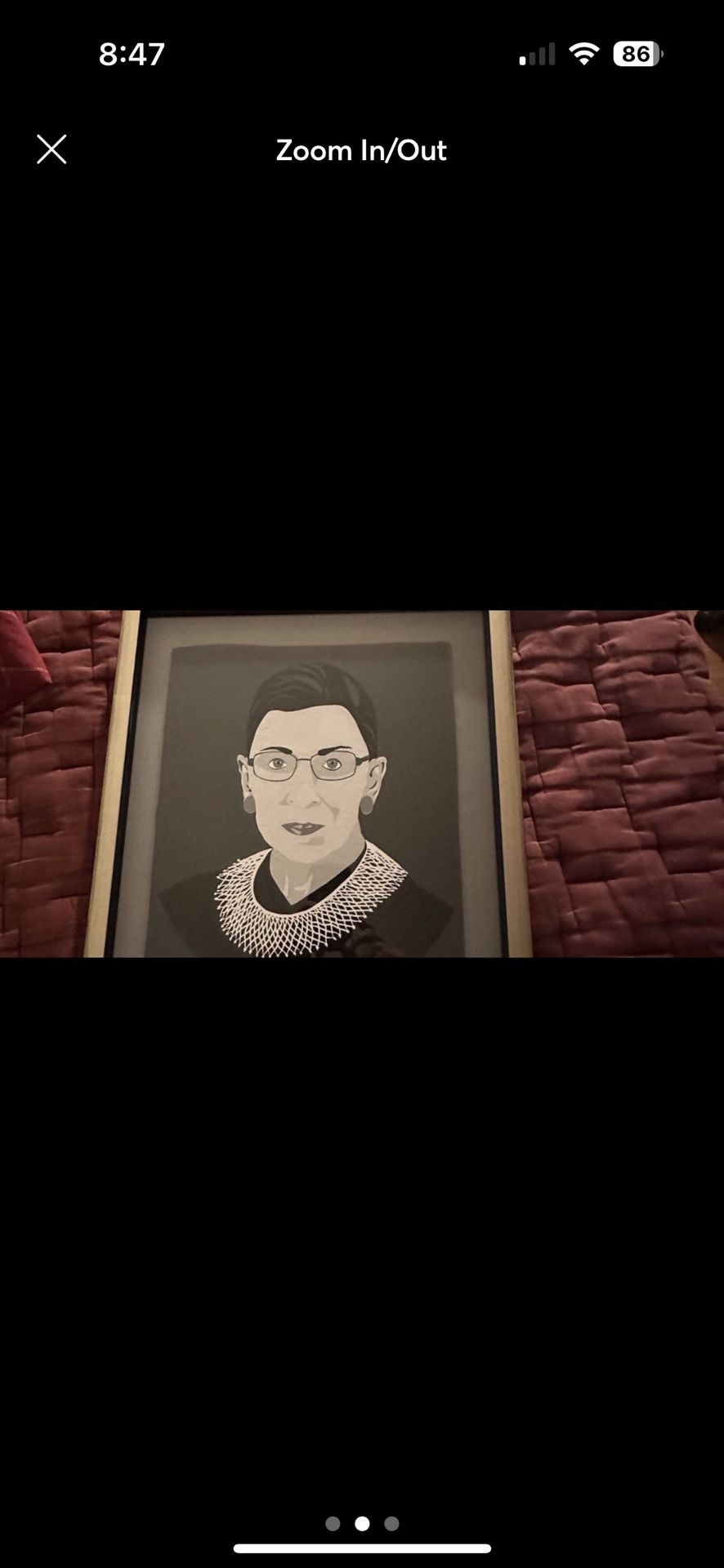 RBG framed print on fabric picture 22x16 - photo 3