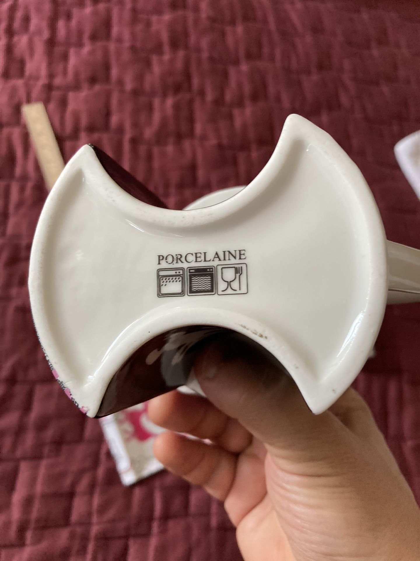 Porcelaine Tea pot with cups - photo 2