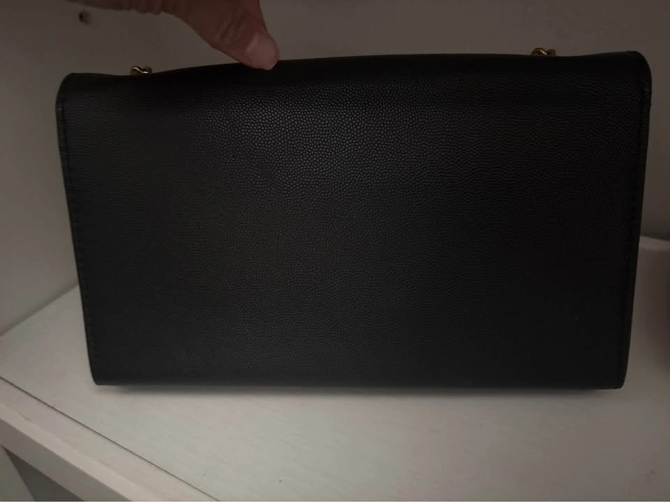 Black Gold Chain Evening Clutch / Crossbody Bag - photo 4
