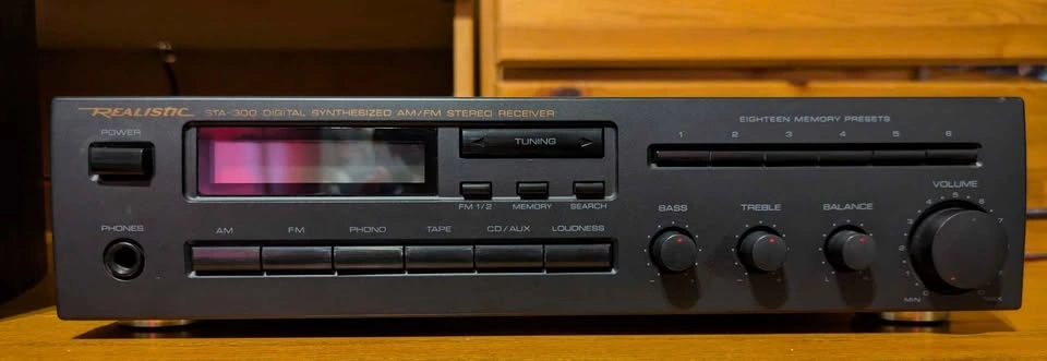 Vintage Realistic Stereo Receiver + Precision Acoustics HD5 Spea - photo 2