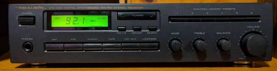 Vintage Realistic Stereo Receiver + Precision Acoustics HD5 Spea - photo 5