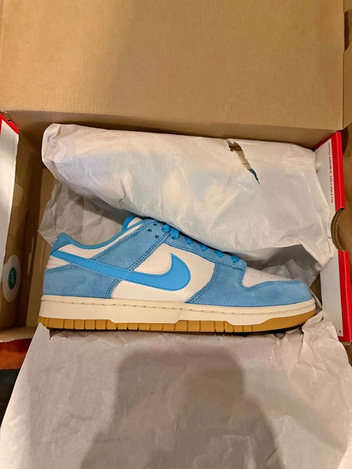 Nike Dunk Baltic Blue Reflective Swoosh Size 8 Men's