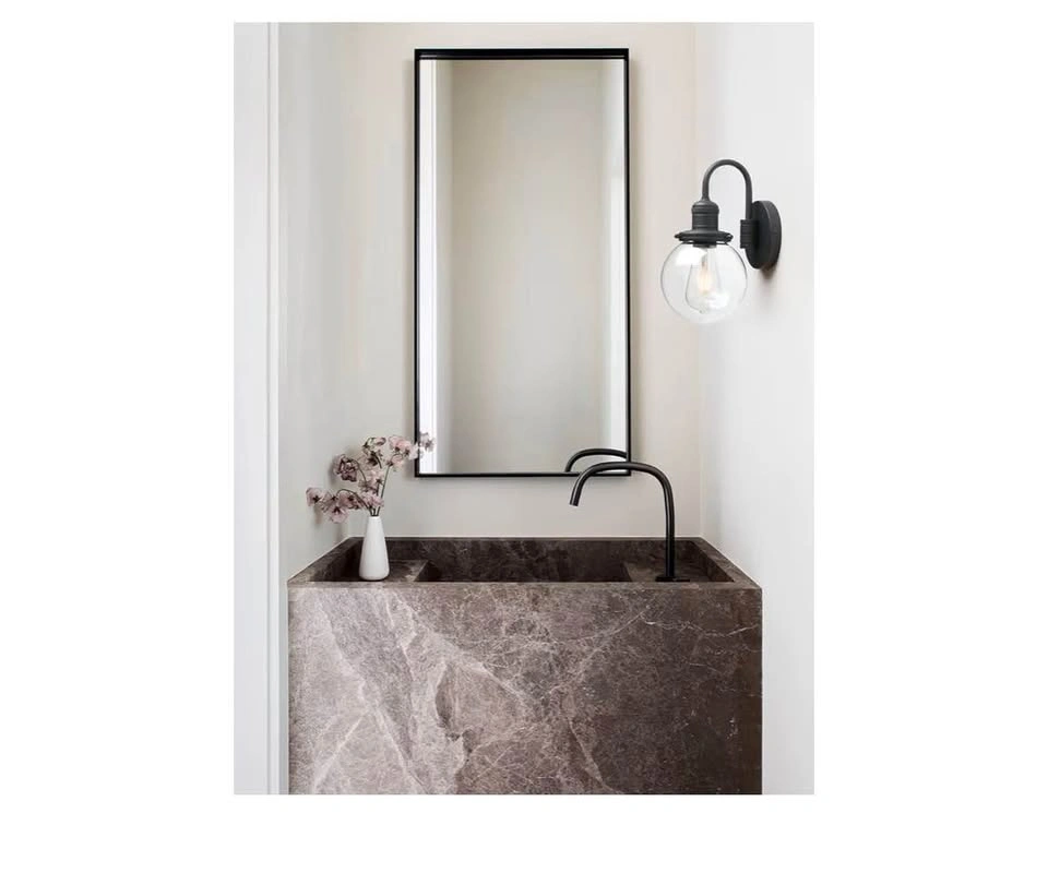 Black Industrial Wall Sconce Light – Vintage Bathroom Lamp - photo 4