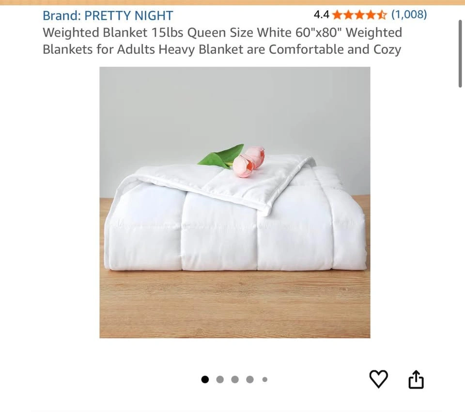 Premium Weighted Blanket Queen Size 18lbs - photo 2