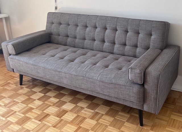 Moving Sale - Like-New Grey Futon - photo 2