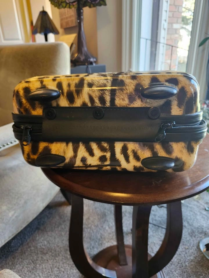 Leopard Print Hardshell Beauty Travel Case - photo 3