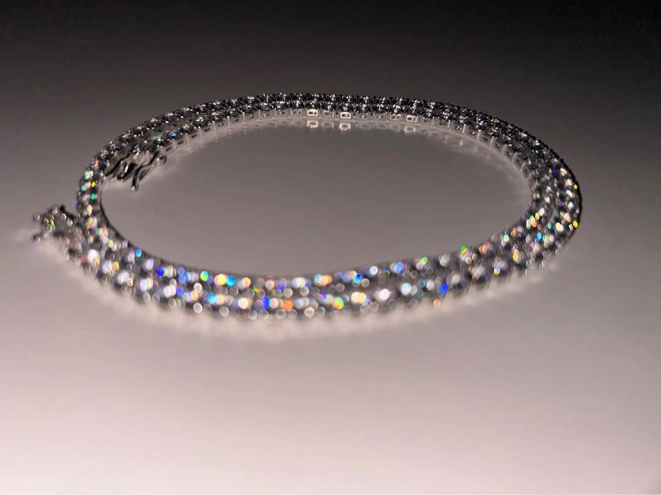 Iced Out Tennis Chain – CZ Stones – Super Shine (18 inches) - photo 2