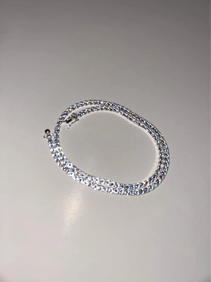 Iced Out Tennis Chain – CZ Stones – Super Shine (18 inches) - photo 3