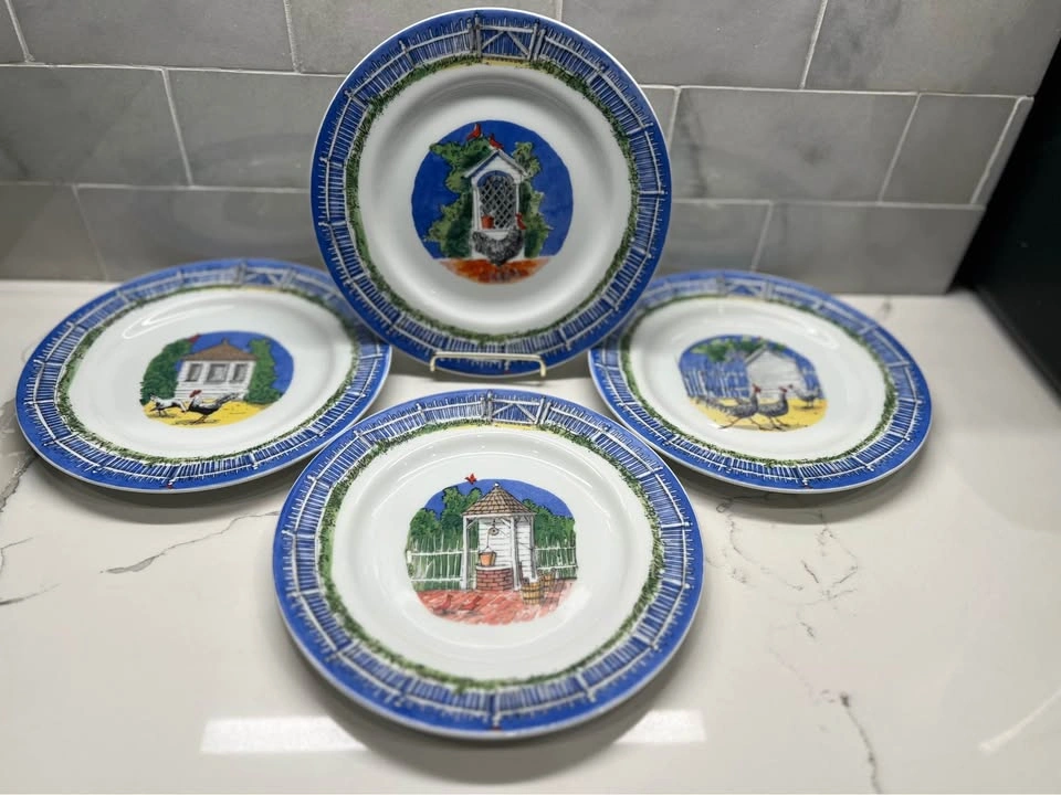 Andrea by Sadek Williamsburg Plates - Set of 4 Farmhouse - photo 2