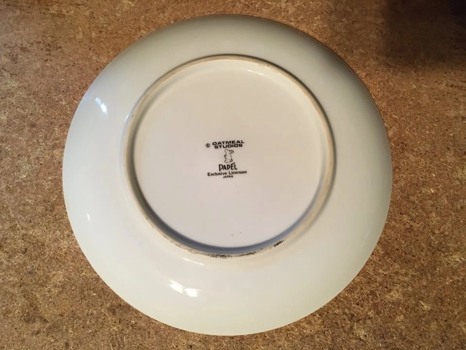 Oatmeal Studios Bunny & Carrot Plate 8.5" - photo 2