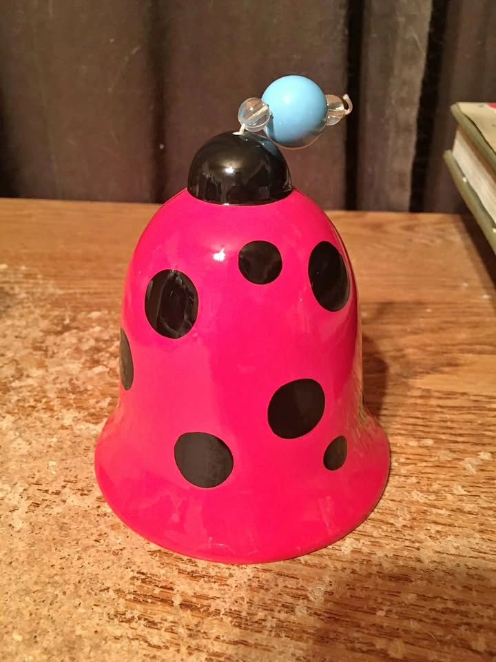Ladybug Windchime Garden Critter Ceramic Garden Decor