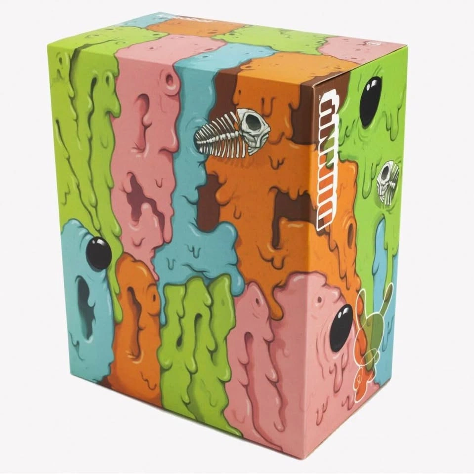 Kidrobot 8" Meltdown Dunny YELLOW Vinyl Art Toy Chris Ryniak MIN - photo 2