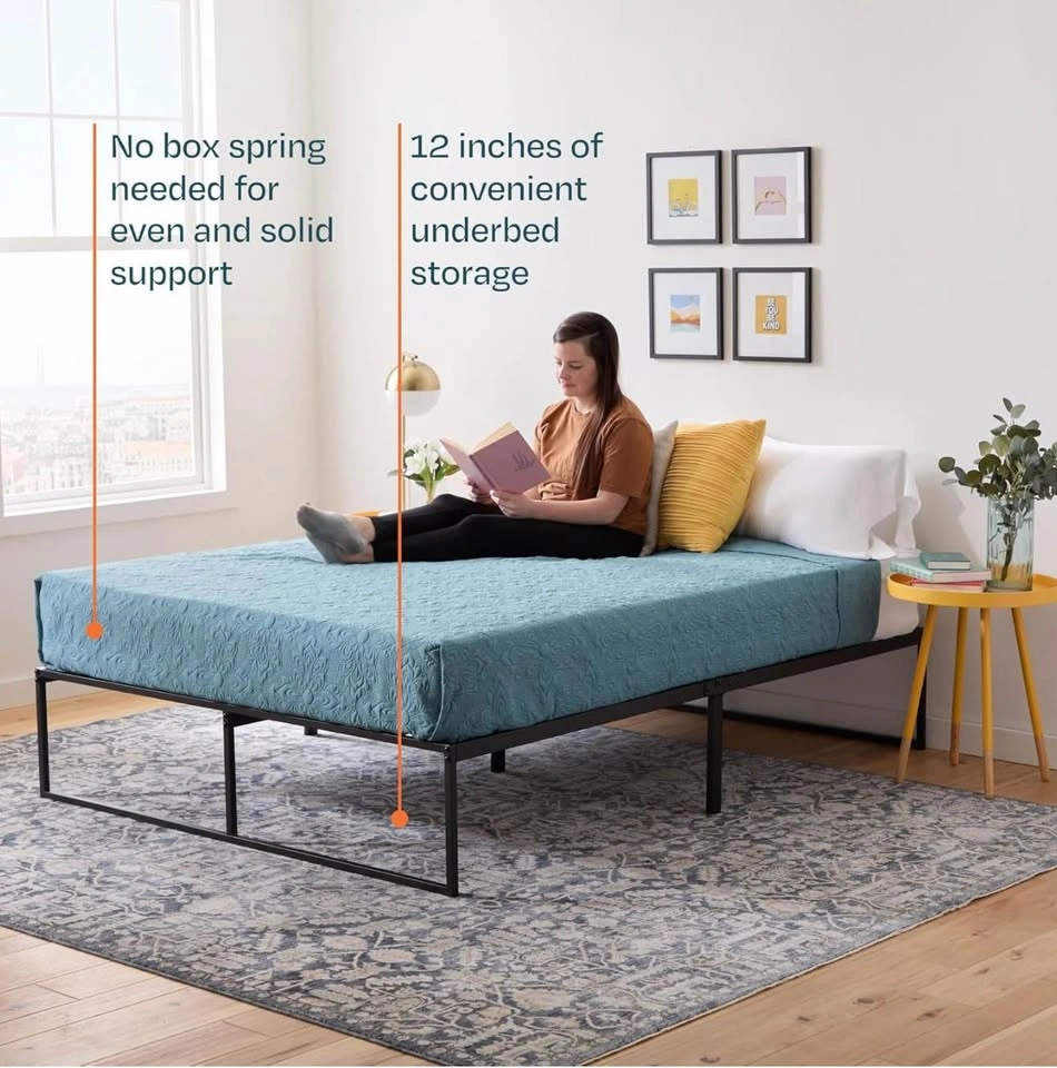 Contemporary Platform Bed Frame (California King) UNOPENED BOX - photo 4