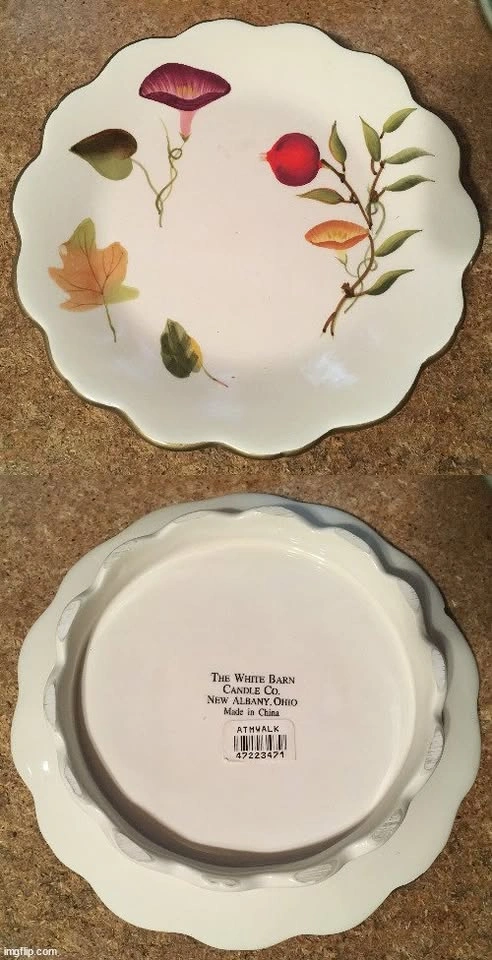 Lot of 12 Autumn Theme Plates & Vases - American Atelier, Nikko - photo 2