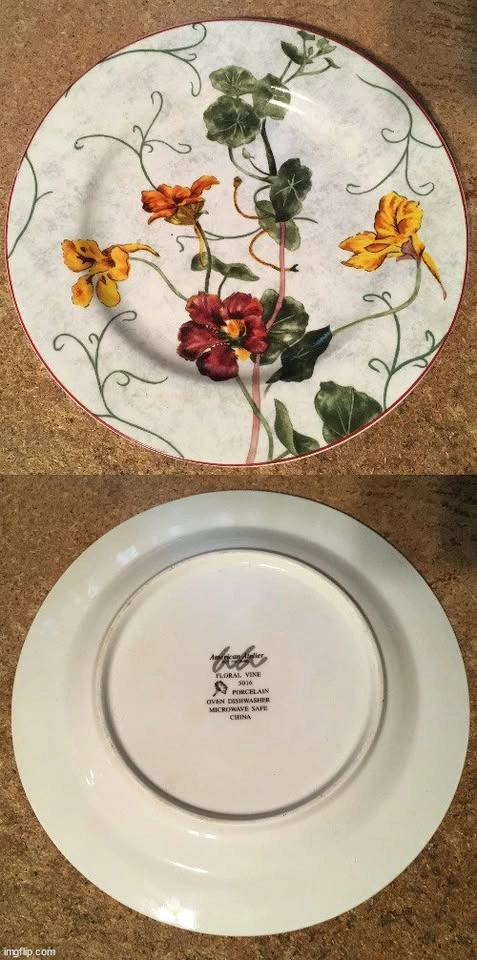 Lot of 12 Autumn Theme Plates & Vases - American Atelier, Nikko - photo 3