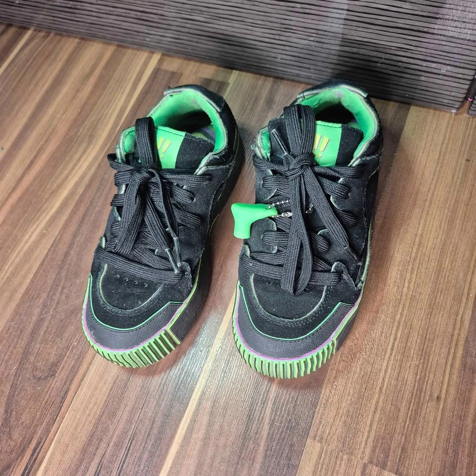 MSCHF Gobstomper Sour Edition US 6W Sneakers Black Green - photo 2