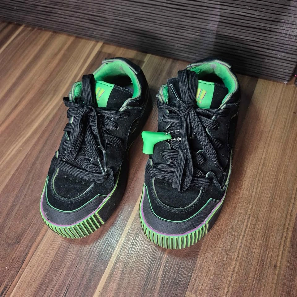 MSCHF Gobstomper Sour Edition US 6W Sneakers Black Green - photo 3